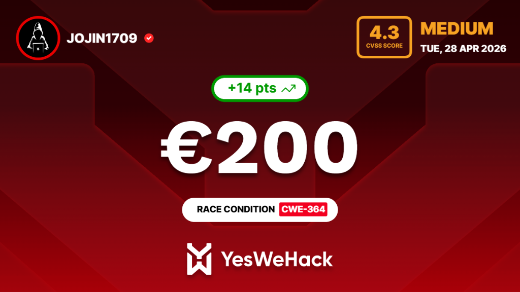 YesWeHack Age Bypass Reward Badge