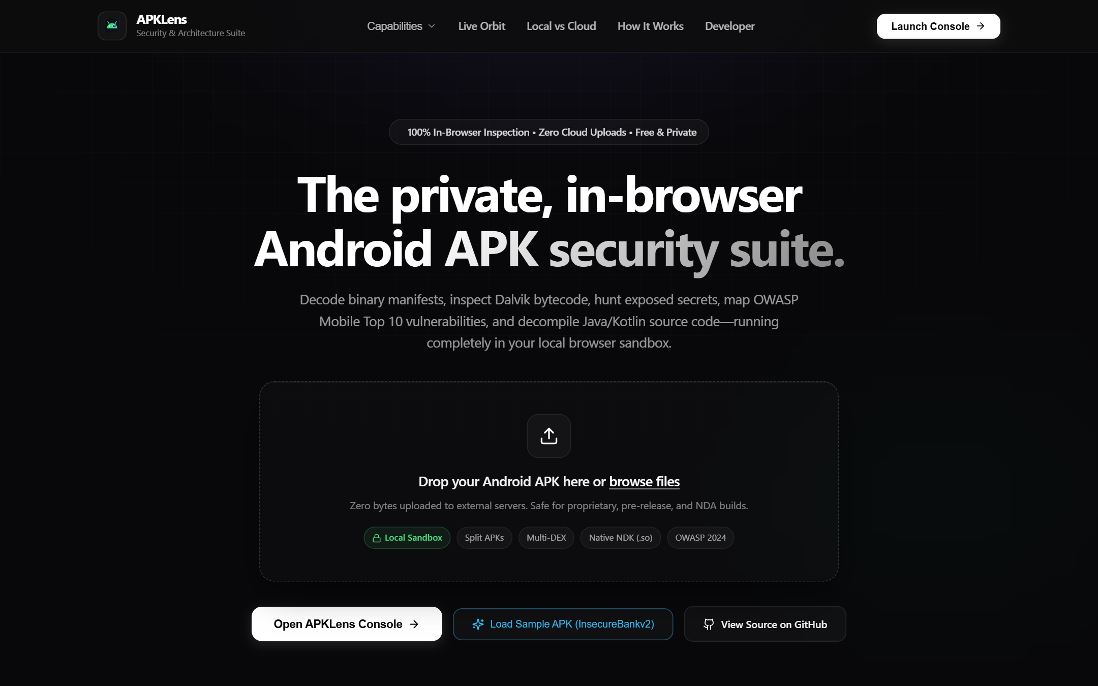 APKLens real-time live preview