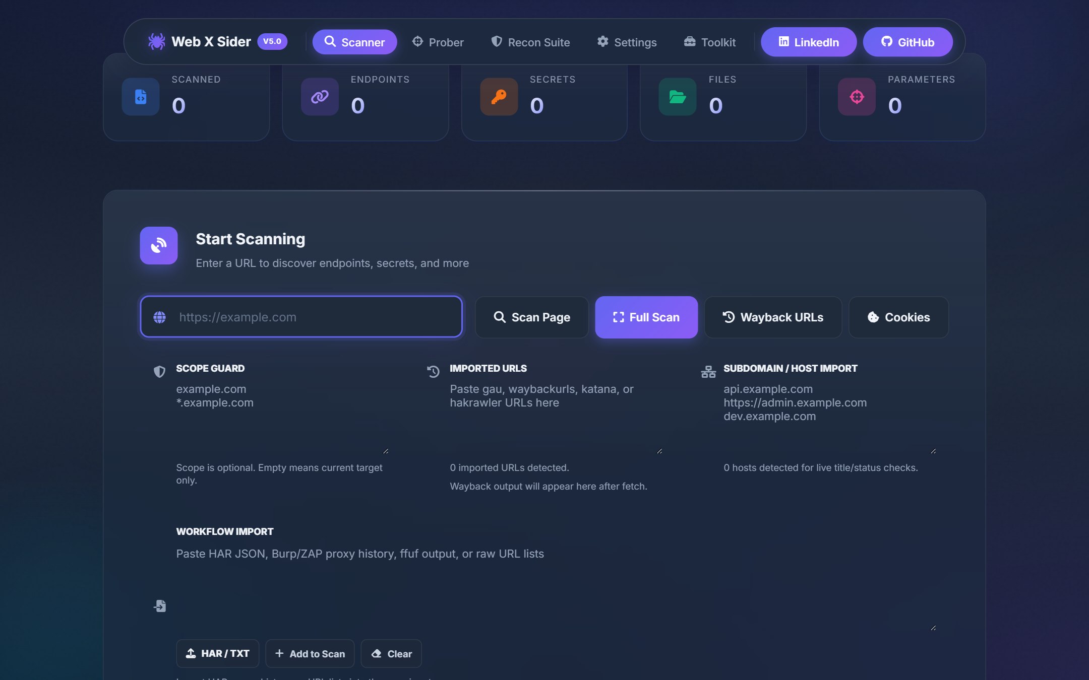 Web-X-Sider real-time live preview